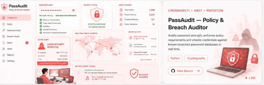 PassAudit — Policy & Breach Auditor Light Theme